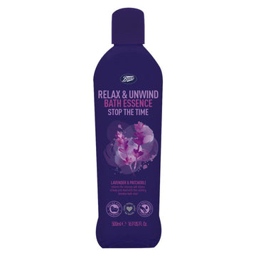 Relax & Unwind Bath Essence Lavender & Patchouli 500Ml